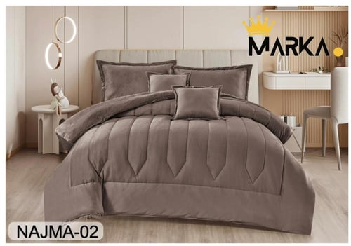 مفرش نفرين شتوي مخمل |6قطع