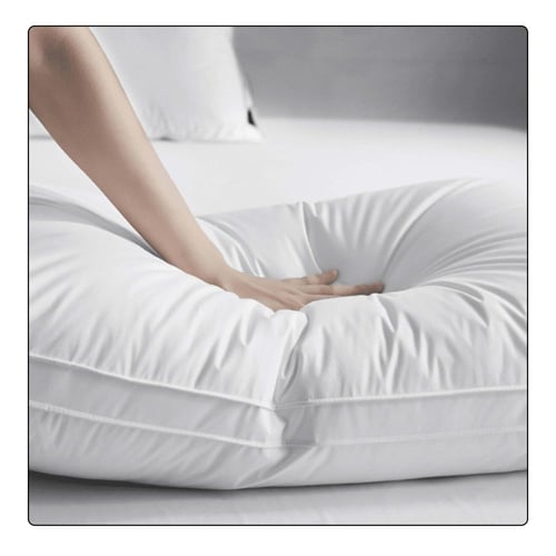 وسادة فندقية فاخرة متوسطة الارتفاع – حشوة مايكروفا...