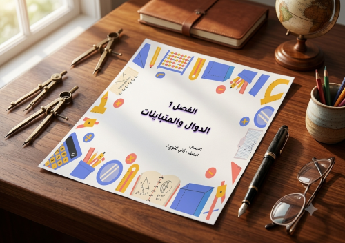 الفصل1: الدوال والمتغيرات - رياضيات - 2ثانوي -ف1