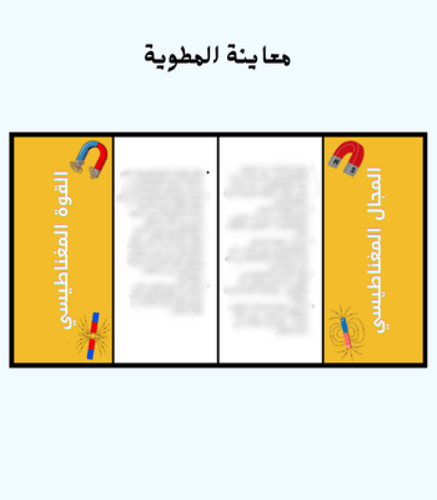 مطوية المغناطيسية - ثالث متوسط - فصل 2