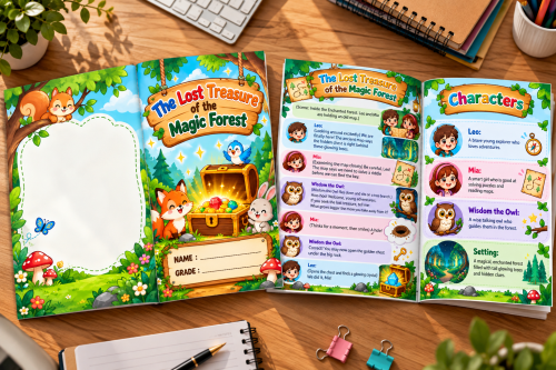 The Lost Treasure of the Magic Forest - الوحدة الث...