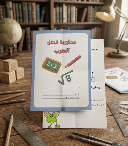 مطوية فصل الضرب-خامس- الفصل 1