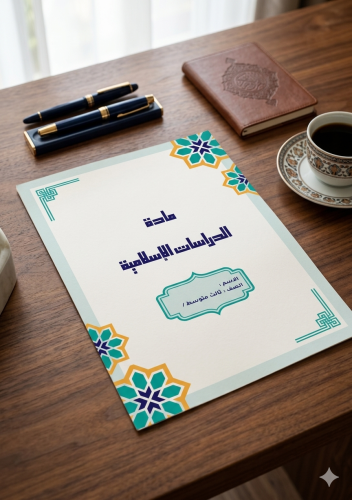 Islamic Studies material brochure - 3rd grade midd...