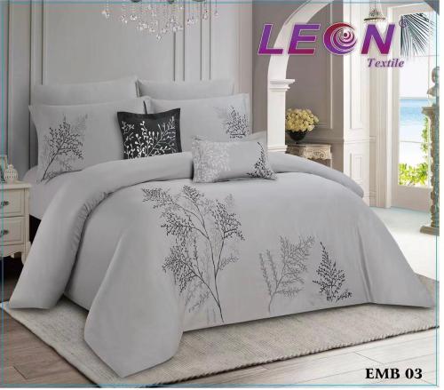 مفرش فندقي قطن نفرين 9 قطع