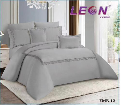 مفرش فندقي قطن نفرين 9 قطع