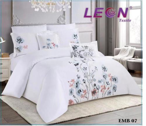 مفرش فندقي قطن نفرين 9 قطع