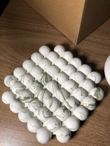 كوستر رخامي وقاعدة تصوير رقم المنتج (99) مقاس 14*1...