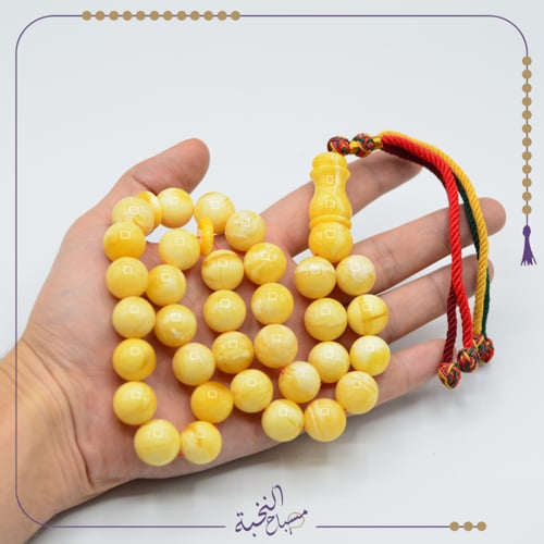 كهرمان طبيعي مشخط جامبو