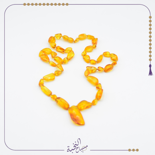 عقد كهرمان طبيعي