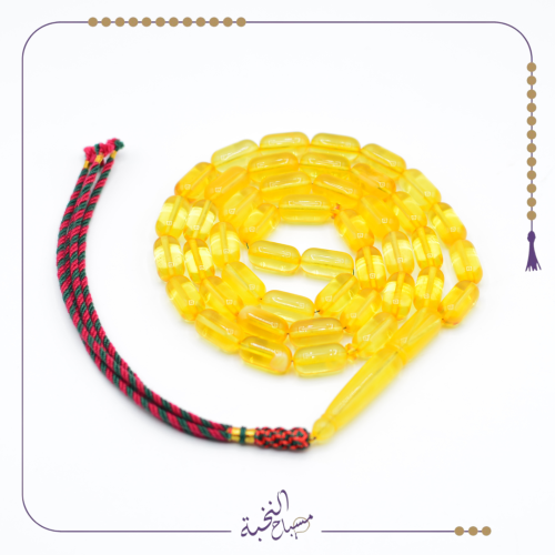 كهرمان طبيعي شفاف مغيم