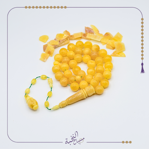 كهرمان طبيعي حجر واحد معجن