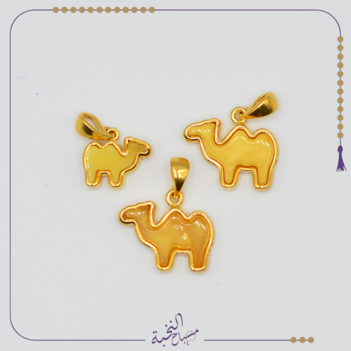 قلادة من كهرمان الطبيعي اشكال مختلفة