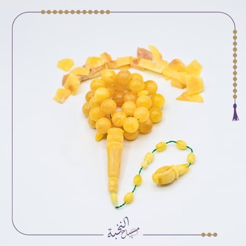 كهرمان طبيعي حجر واحد معجن