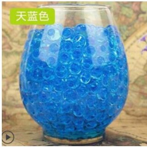 كرات ملونة هلامية للمزهرية غلاف صغير