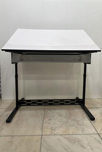 طاولة رسم هندسي متحركة مع درج خشبي 115×78 سم