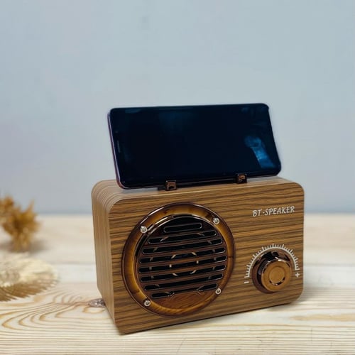 سبيكر بشكل راديو و MP3 و بلوتوث مع وصلة شاحن