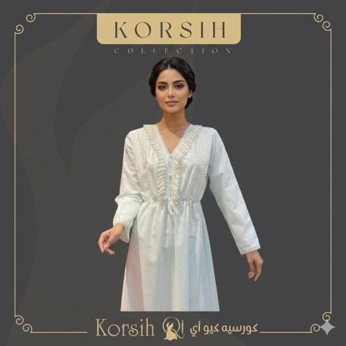 قميص نفاس تيفاني بأزرار