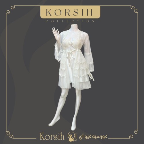 قميص عرايسي قصير 3049-49