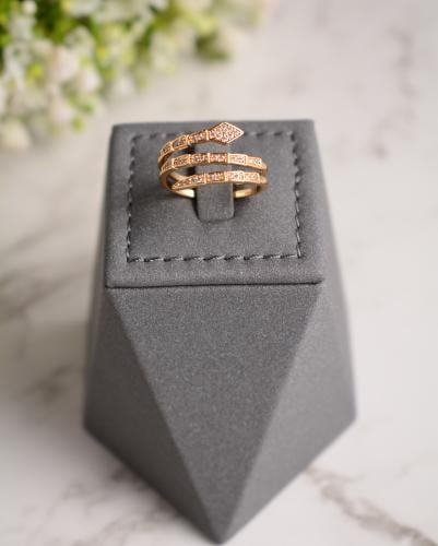 خاتم ذهبي زركون بتصاميم الالماس [287]