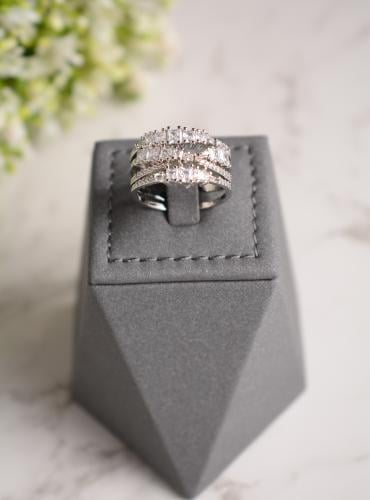 خاتم زركون بتصاميم الالماس [308]