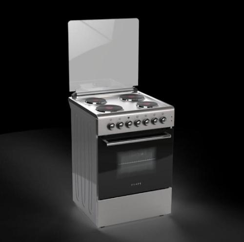 فرن بومباني كهربائي - 60 سم - 4 عيون - السعة 64 لي...