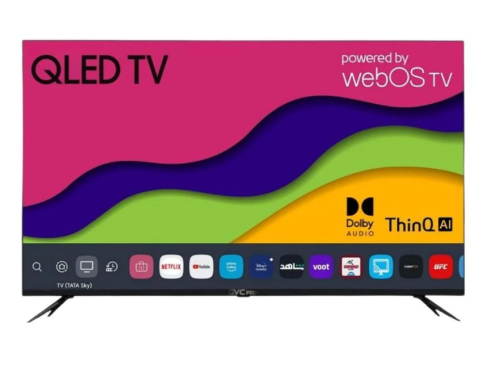 (( 4K)) QLED (( WBOS)) شاشة 65 بوصة جي في سي برو
