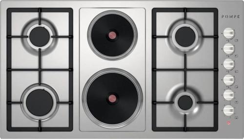 سطح بومباني بلت ان غاز 90 سم 4 شعلة + 2 عين كهرباء...