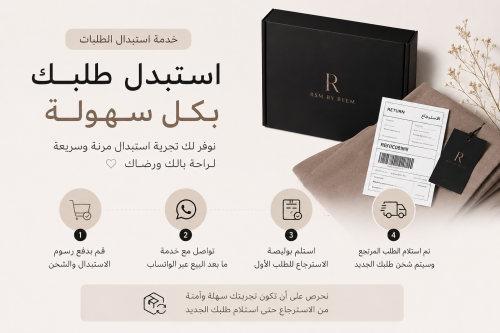 رسوم استبدال( يجب اضافه رقم الطلب والتواصل في خانه...