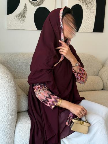 washed burgundy silk