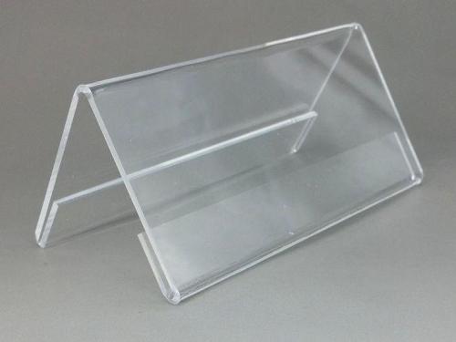 ستاند اكريليك شفاف لطاوله اجتماعات 18X8X3MM