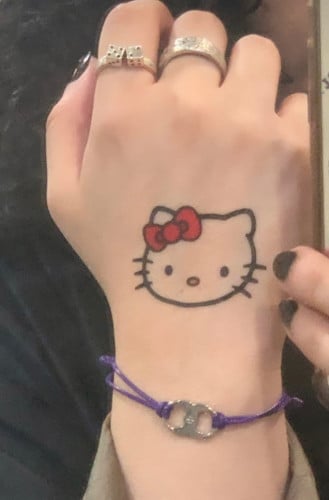 Sanrio temporary tattoos