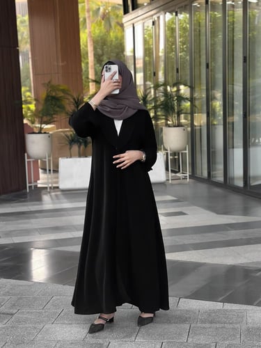 عباية اسود رسمي (ملكي)