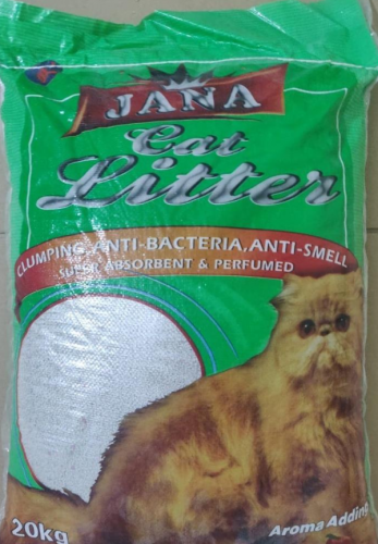 رمل قطط جنا للقطط 20 كيلو بنكهة ال تفاح