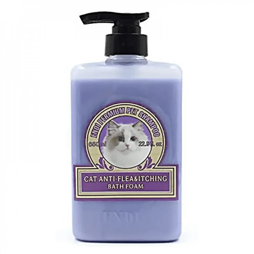 رغوة استحمام من اندي كات ضد البراغيث والحكة 650 مل