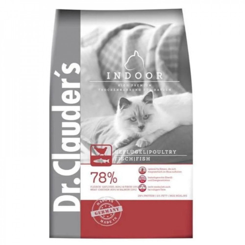 دكتور كلاودر طعام جاف للقطط البالغة اندور 10كغ