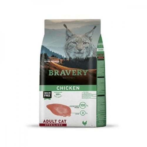 برايفري طعام للقطط المعقمة البالغة بالدجاج 7 كغ