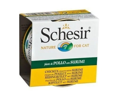 شيزر معلبات فيليه الدجاج مع سمك السوريمي بالجيلي ل...