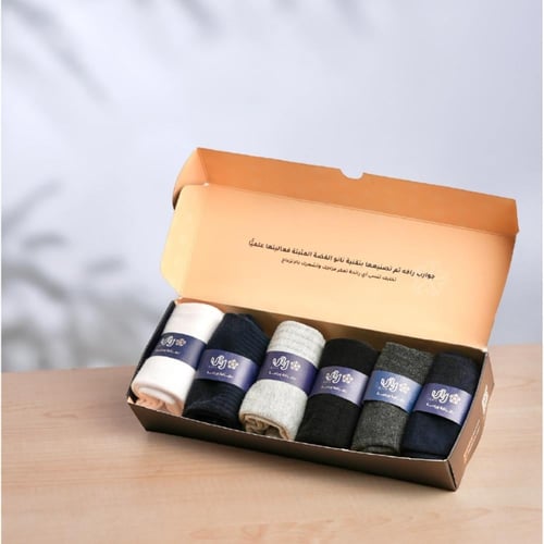 ٦ أزواج من جوارب رافه ضد الرائحة