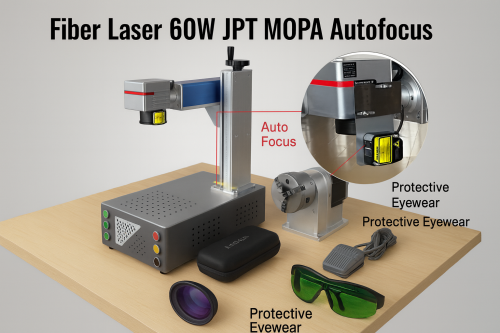 Fiber laser 60w Jpt Mopa automatic focus