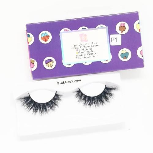 رموش رقم P1 شعر طبيعي تستخدم اكثر من 25 مره