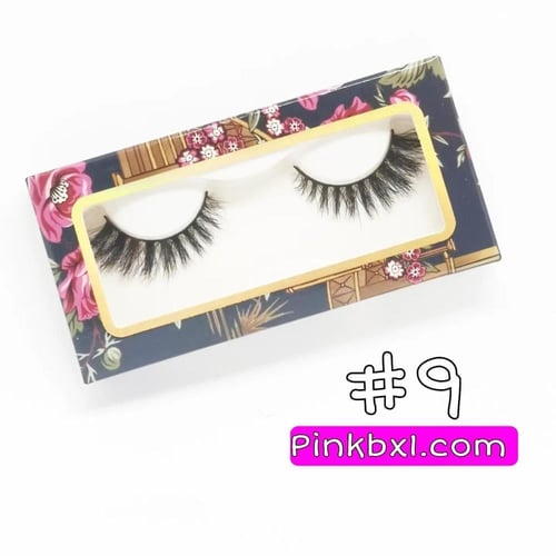 رموش رقم #9 شعر طبيعي تستخدم اكثر من 25 مره