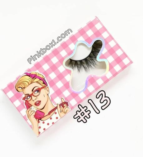 رموش #13 ستايل لاتيني شعر طبيعي تستخدم اكثر من 20...