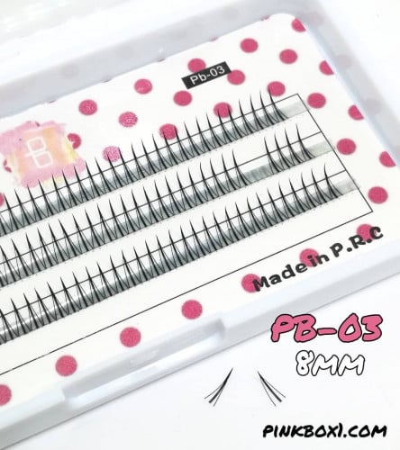 رموش بالحبه PB03 مقاس 8 مل