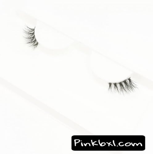 LNL49 clear band رموش طبيعية طرف باند شفاف مع ملقط...