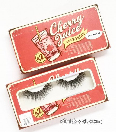 رموش باند شفاف مع ملقط بلاستيك clear Band 16