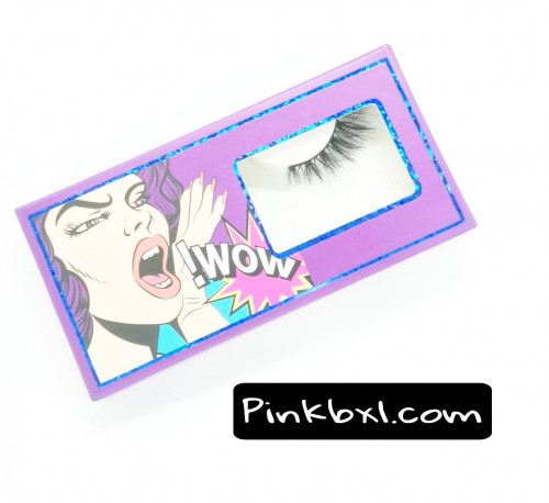 LNL18 رموش طبيعية طرف مع ملقط بلاستيك لتركيب الرمو...