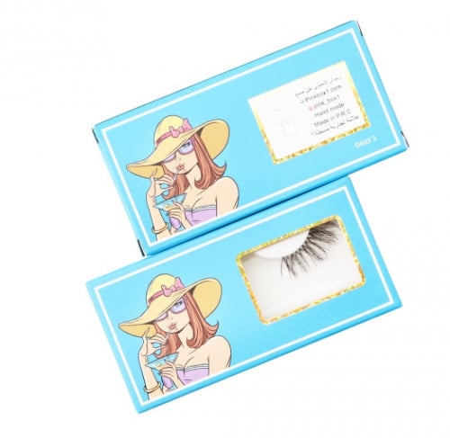 Daily 3 رموش طرف باند شفاف شعر شبة طبيعي