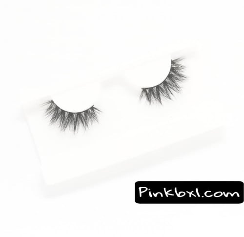 LNL25 رموش طبيعية طرف مع ملقط بلاستيك لتركيب الرمو...