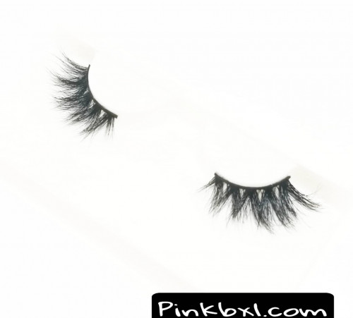 LNL17 رموش طبيعية طرف مع ملقط بلاستيك لتركيب الرمو...