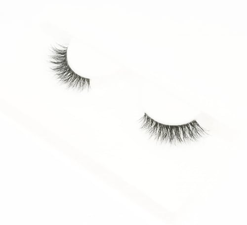 LNL15 رموش طبيعية طرف باند.شفاف مع ملقط بلاستيك لت...